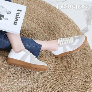 [디자이어로즈][디자이어로즈] 여성 플랫 독일군 스니커즈 2.5cm