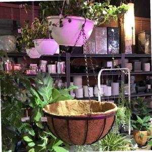 공중걸이 행잉 바구니 원형 일반형(소) 20cm 코코넛