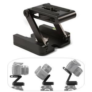 스튜디오 알루미늄 폴딩 Z형 메탈 카메라 플레이트 수평계 삼각대 DSLR