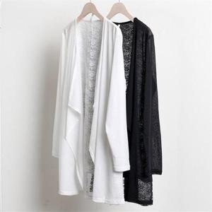 [강물처럼]빅사이즈사랑해요 0237RL102 쿨레이스가디건 MN (6633