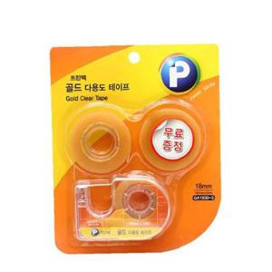 프린텍 GA1830-3 골드다용도테이프 리필2and디스펜서