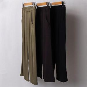 [강물처럼]빅사이즈사랑해요 B907L102 찰랑레이온밴딩통바지 OD