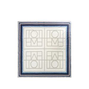 토템 머플러 스카프 253 WSC0106 FB0239 331 ECNAV WHITE BLUE