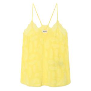 자딕앤볼테르 민소매 티셔츠 WWCR01318 BANAN YELLOW