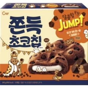 과자 청우 쫀득초코칩 12입 240g
