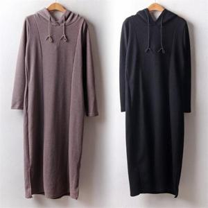 [강물처럼]위쉬몰 YP 콜라니트후디원피스(B809H101) 빅사이즈 (6