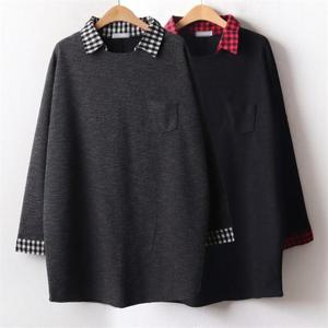 [강물처럼]위쉬몰 RI 체크카라잔부클롱니트(B804H101) 빅사이즈