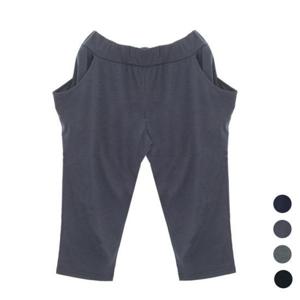 배기청바지 집에서 편안하게 입는 데일리 홈웨어 여자 7부 바지