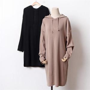 [강물처럼]빅사이즈 101 끈후드긴팔루즈원피스 DAPB761 (6493994