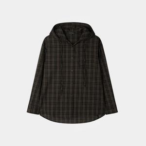 [요하넥스]코튼체크 후디 블라우스 GZ5C9B501