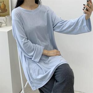 [강물처럼]아이우먼 데일리망고루즈긴팔티 ZYC544M101 빅사이즈