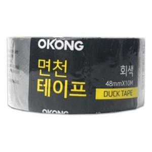 천테이프 오공 포장용 면천테이프 회색 절단 포장 48mmX10M