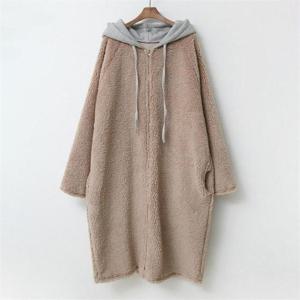 [강물처럼]아이우먼 소프트덤블후드집업 EMC039M101 빅사이즈 (6