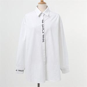 [강물처럼]아이우먼 레터링심플루즈남방 WBC523M101 빅사이즈 (6