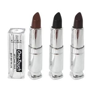 흰머리 댕기머리 원터치 헤어 커버 스틱 (갈색/흑색/흑갈 4g