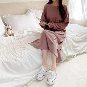 [강물처럼]빅사이즈 101 살랑보트넥니트원피스 DGRC503 (6470704