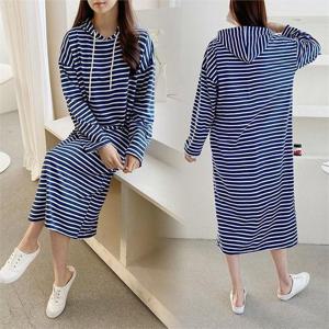 [강물처럼]위쉬몰 IL 단가라후드박스원피스(C506H001) 빅사이즈