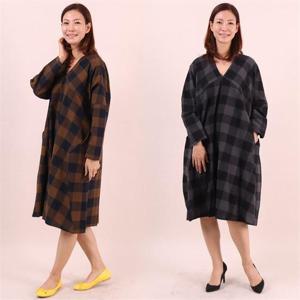 [강물처럼]아이우먼 가오리핏고방원피스 WC6485M101 빅사이즈 (6