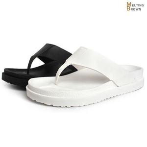 [로즈블로썸][멜팅브라운] 남자쪼리 남성가죽쪼리 플립플랍 DR01