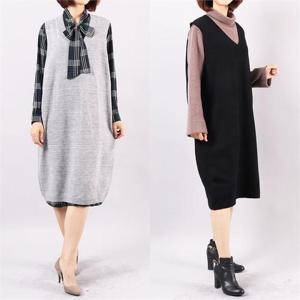 [강물처럼]위쉬몰 WC 루즈브이니트원피스(3728H101) 빅사이즈 (6