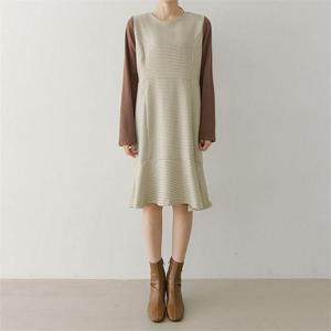 [강물처럼]아이우먼 마가렛체크롱원피스 IRC392M001 빅사이즈 (6