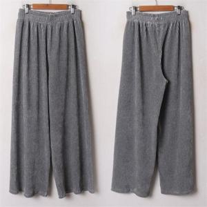 [강물처럼]빅사이즈 101 슬림벨벳와이드통바지 DDDB704 (6466068