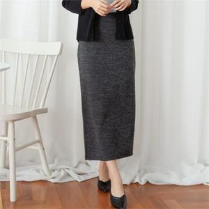 [강물처럼]아이우먼 골지니트롱트임스커트 LDC373M001 빅사이즈