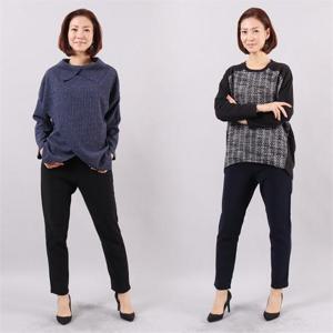 [강물처럼]아이우먼 기모 스판밴딩팬츠 JP0506M101 빅사이즈 (64