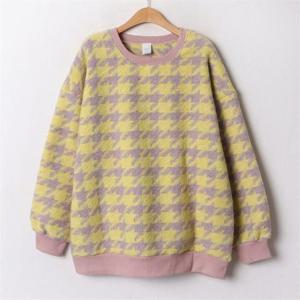 [강물처럼]아이우먼 파운드배색오버니트 DDB682M001 빅사이즈 (6