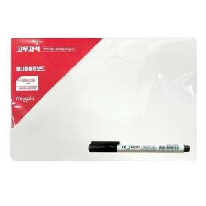 자재 마그피아 고무자석 화이트보드 (1개) MRMB-MB2030/300x200