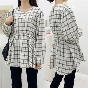 [강물처럼]위쉬몰 LT 언택코튼기모블라우스(B683H001) 빅사이즈