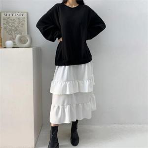 [강물처럼]빅사이즈 012 러블리캉캉쉬폰원피스 DBEC292 (6423705