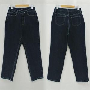 [강물처럼]빅사이즈사랑해요 C303L012 스티치코튼기모통블랙 CA