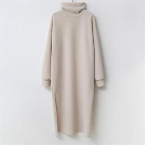 [강물처럼]아이우먼 하이넥폴라롱원피스 GRB268M012 빅사이즈 (6