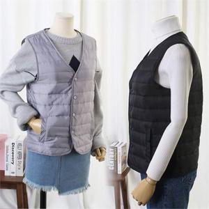 [강물처럼]위쉬몰 TW 심플브이경량베스트(B295H012) 빅사이즈 (6