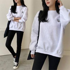 [강물처럼]위쉬몰 gg 프렌치불독기모맨투맨(C226H012) 빅사이즈