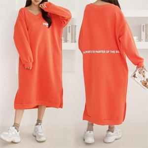 [강물처럼]위쉬몰 AD 페인터기모롱원피스(7425H012) 빅사이즈 (6