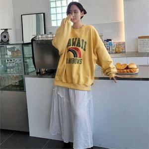 [강물처럼]빅사이즈 012 레인보우오버핏맨투맨 DSFC189 (6377554