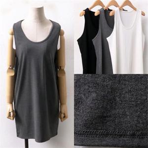 [강물처럼]위쉬몰 WW 보들보들기모롱나시(4046H012) 빅사이즈 (6