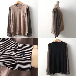 [강물처럼]위쉬몰 EB 투인원니트블라우스(7279H012) 빅사이즈 (6