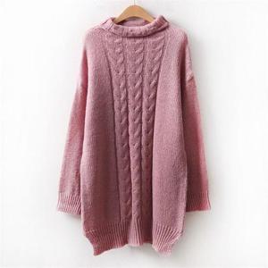 [강물처럼]아이우먼 여유폴라꽈배기니트 RM7763M012 빅사이즈 (6