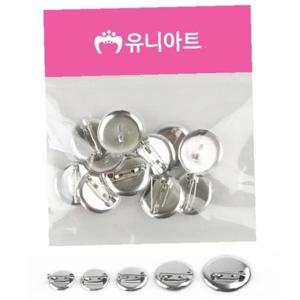 유니아트 코사지핀 25mm (10입) 봉(10개입)