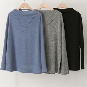 [강물처럼]빅사이즈사랑해요 C205L012 시저하이넥롱루즈니트 BN