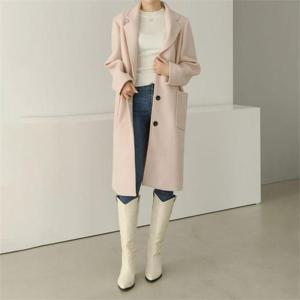 [강물처럼]빅사이즈 012 심플쓰리버튼모직코트 DIRC177 (6372616