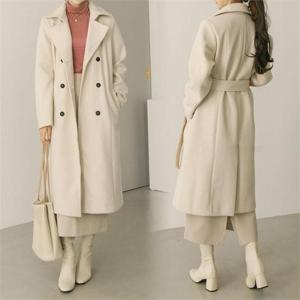 [강물처럼]위쉬몰 IR 울롱바바리크림코트(C186H012) 빅사이즈 (6