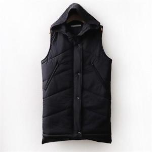 [강물처럼]아이우먼 후드 누빔 패딩조끼 BN7459M012 빅사이즈 (6