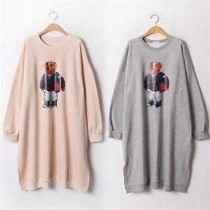 [강물처럼]위쉬몰 RA 베어워리어기모원피스(B579H012) 빅사이즈