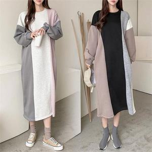 [강물처럼]위쉬몰 PO 톤인톤포켓기모원피스(C164H012) 빅사이즈