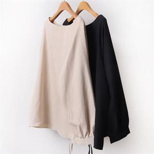 [강물처럼]빅사이즈사랑해요 B567L012 줄리반스트링블라우스 BA