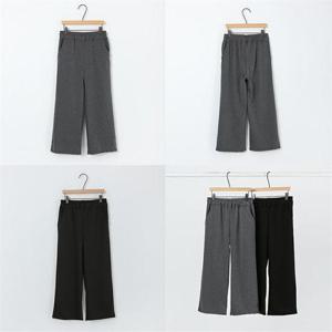 [강물처럼]빅사이즈 010 도톰밴딩8부통바지 DWBB105 (6348242A)